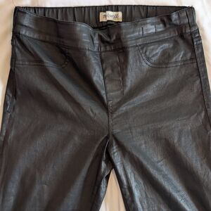 Madewell Black Coated Pants